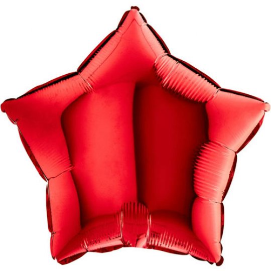 18 INCH RED STAR FOIL BALLOON