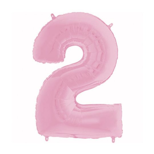 pastel pink numbers