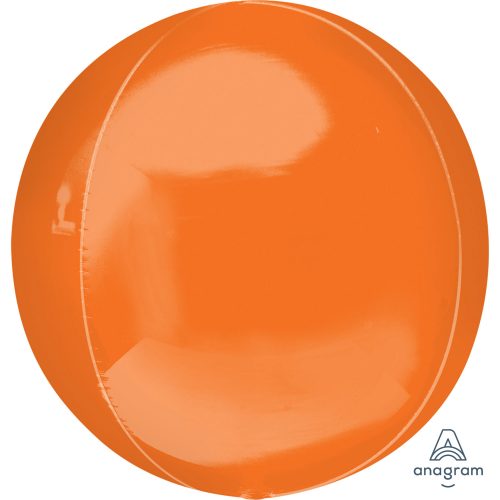 16" Orbz Orange Foil Balloon