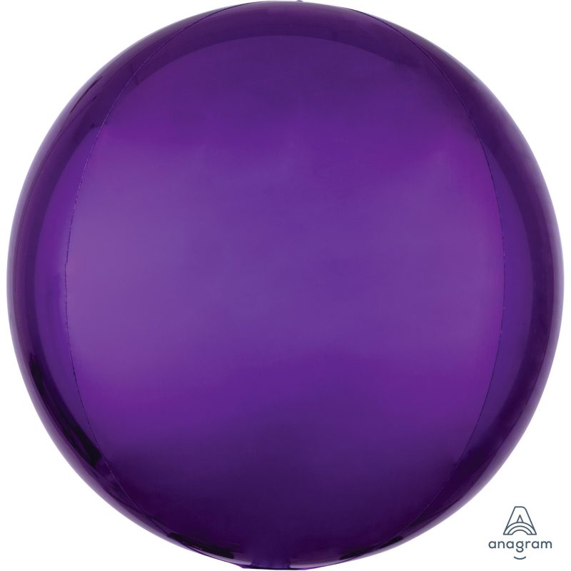 16" Orbz Purple Foil Balloon