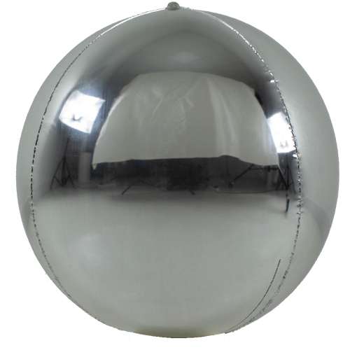 15 inch Globe Silver Foil Balloon (1)