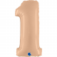 40 inch Nude Number 1 satin Foil Balloon (1)