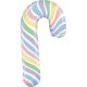 41 inch Pastel Candy Cane Foil Balloon (1)