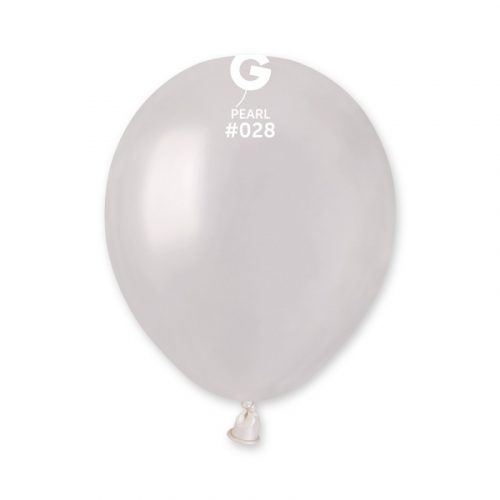 5" Gemar #028 Pearl Metallic Latex Balloons (100) - 052817