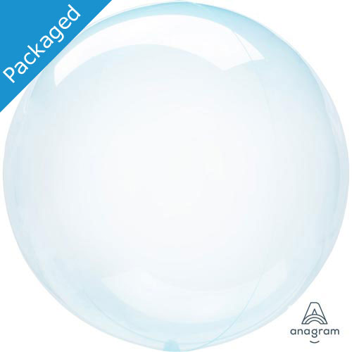 18 inch Blue Crystal Clearz Balloon