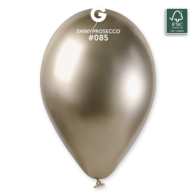 13″ Gemar #085 Shiny Prosecco Latex Balloons (50) – 128505