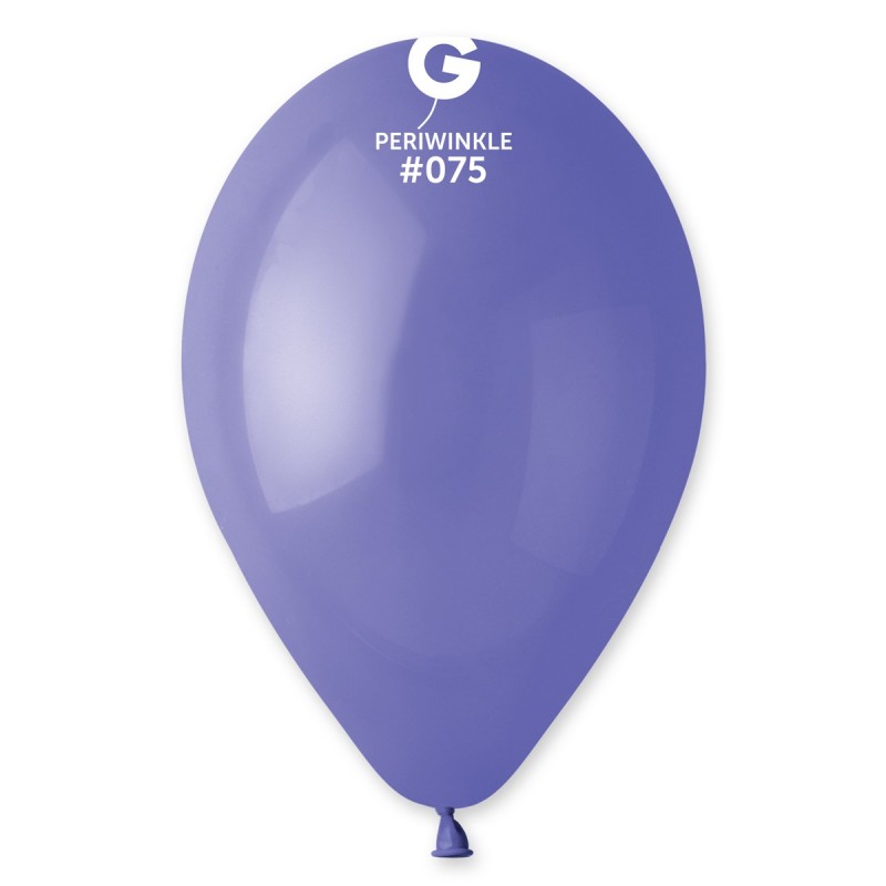 11" Gemar #075 Periwinkle Latex Balloons (100) - 117516