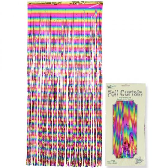 Rainbow Metallic Door Curtain (1)
