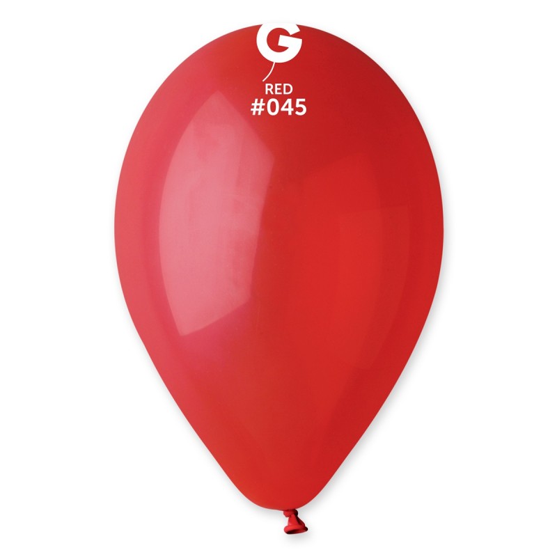 11" Gemar #045 Red Latex Balloons - Maxi Bag (500) - 114591